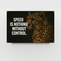 Speed Is Nothing Without Control - Acrylic Wall Art